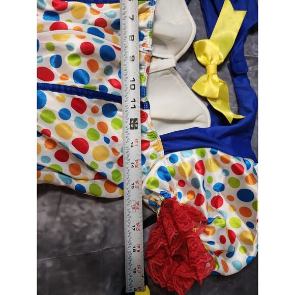 Spirit Halloween Pennywise Clown Costume Womens M Sexy Tulle Skirt Dress Horror - Picture 8 of 11